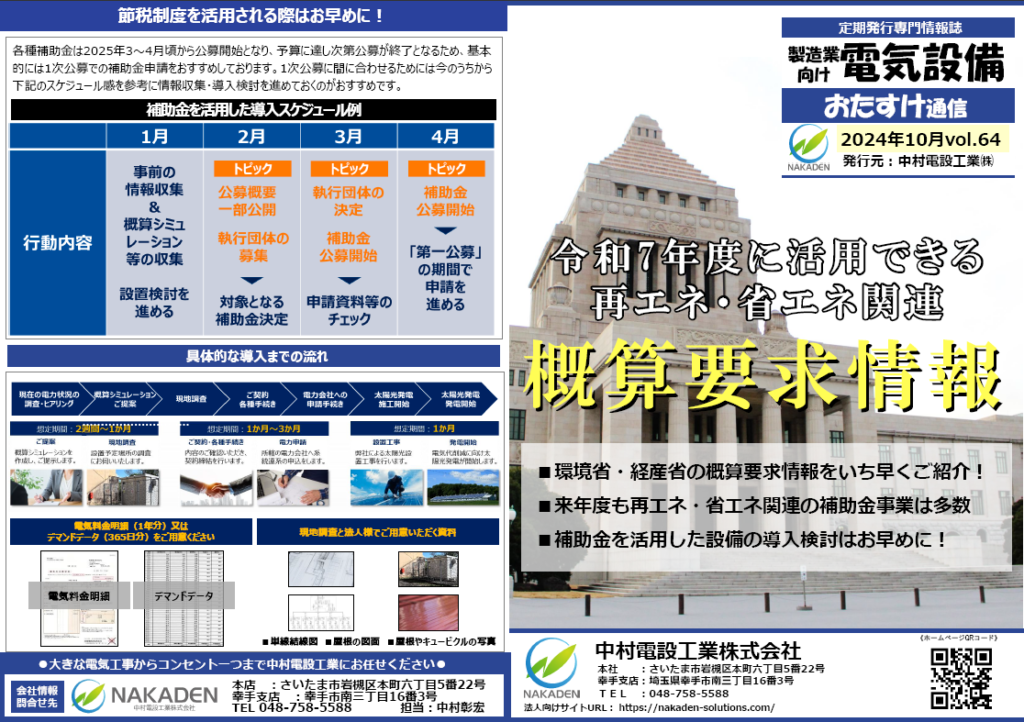 令和7年度に活用できる 再エネ・省エネ関連 概算要求情報